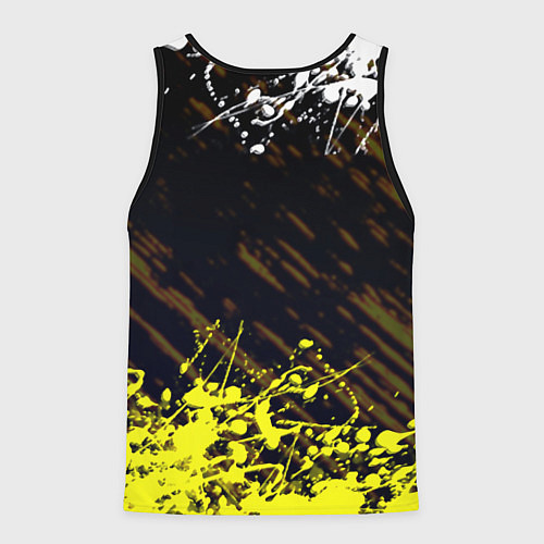 Мужская майка без рукавов Doom краски / 3D-Черный – фото 2