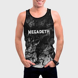 Майка-безрукавка мужская Megadeth black graphite, цвет: 3D-черный — фото 2