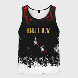 Майка-безрукавка мужская Bully краски, цвет: 3D-черный
