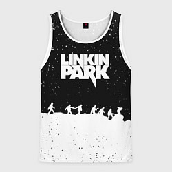 Майка-безрукавка мужская Linkin park bend steel, цвет: 3D-белый