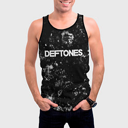 Майка-безрукавка мужская Deftones black ice, цвет: 3D-черный — фото 2