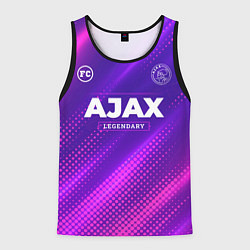 Майка-безрукавка мужская Ajax legendary sport grunge, цвет: 3D-черный