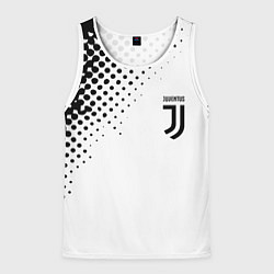 Майка-безрукавка мужская Juventus sport black geometry, цвет: 3D-белый