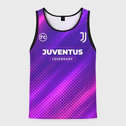 Майка-безрукавка мужская Juventus legendary sport grunge, цвет: 3D-черный