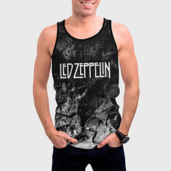 Майка-безрукавка мужская Led Zeppelin black graphite, цвет: 3D-черный — фото 2