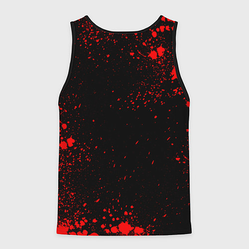Мужская майка без рукавов Клеймо жертвы и брызги - Аниме Берсерк / 3D-Черный – фото 2