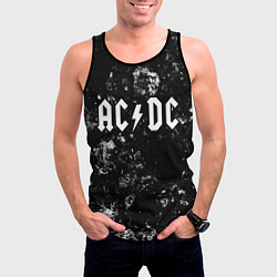 Майка-безрукавка мужская AC DC black ice, цвет: 3D-черный — фото 2