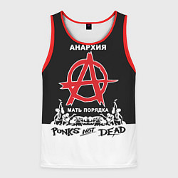 Мужская майка без рукавов Анархия - Punks not dead