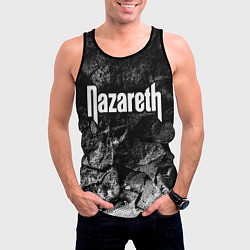 Майка-безрукавка мужская Nazareth black graphite, цвет: 3D-черный — фото 2