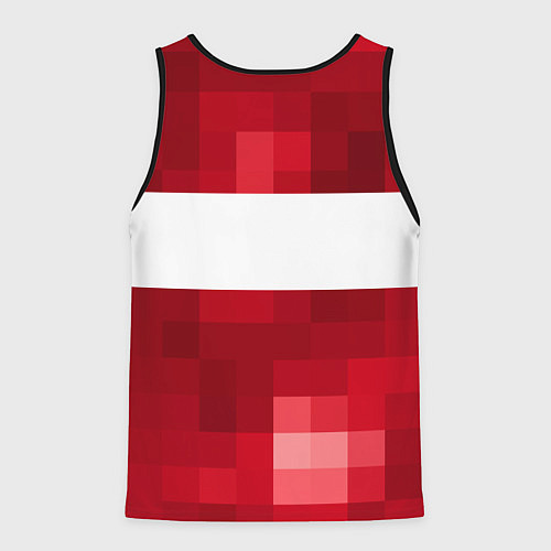 Мужская майка без рукавов Minecraft tnt texture / 3D-Черный – фото 2