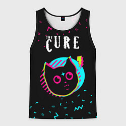 Майка-безрукавка мужская The Cure - rock star cat, цвет: 3D-черный