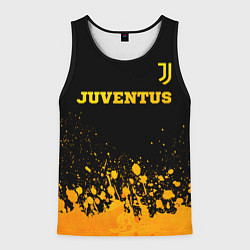 Мужская майка без рукавов Juventus - gold gradient посередине