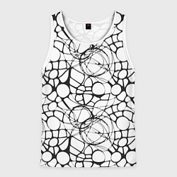 Мужская майка без рукавов Абстрактный нейрографический узор