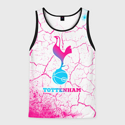 Майка-безрукавка мужская Tottenham neon gradient style, цвет: 3D-черный