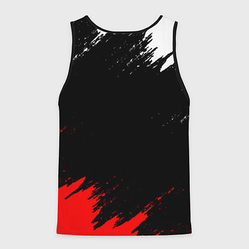 Мужская майка без рукавов Манчестер Сити краски / 3D-Черный – фото 2