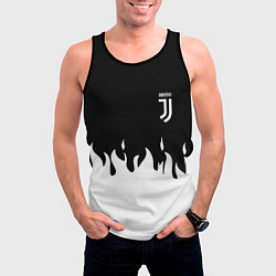 Майка-безрукавка мужская Juventus fire, цвет: 3D-черный — фото 2