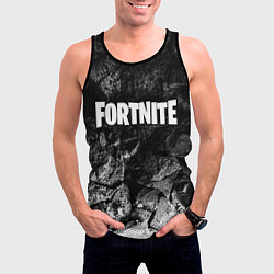 Майка-безрукавка мужская Fortnite black graphite, цвет: 3D-черный — фото 2