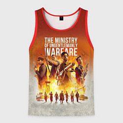 Майка-безрукавка мужская Гай Ричи - Министерство неджентльменских дел, цвет: 3D-красный