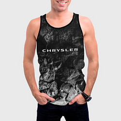 Майка-безрукавка мужская Chrysler black graphite, цвет: 3D-черный — фото 2