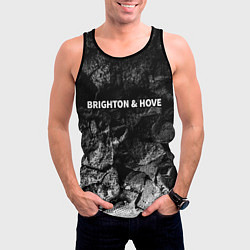 Майка-безрукавка мужская Brighton black graphite, цвет: 3D-черный — фото 2