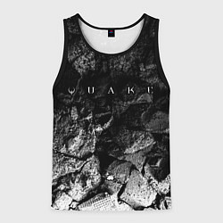 Майка-безрукавка мужская Quake black graphite, цвет: 3D-черный