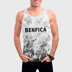 Майка-безрукавка мужская Benfica white graphite, цвет: 3D-белый — фото 2