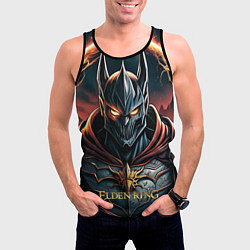 Майка-безрукавка мужская Elden Ring персонаж темный рыцарь, цвет: 3D-черный — фото 2