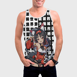 Майка-безрукавка мужская Nekomiya - Zenless Zone Zero, цвет: 3D-белый — фото 2