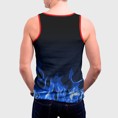 Мужская майка без рукавов Senua - Hellblade / 3D-Красный – фото 4