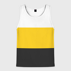 Майка-безрукавка мужская Флаг Российской империи, цвет: 3D-белый