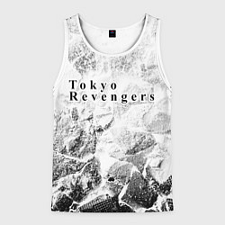 Майка-безрукавка мужская Tokyo Revengers white graphite, цвет: 3D-белый