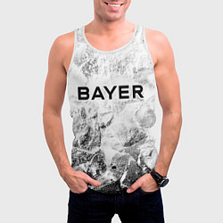 Майка-безрукавка мужская Bayer 04 white graphite, цвет: 3D-белый — фото 2