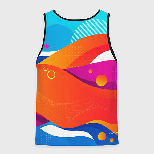 Мужская майка без рукавов Пикачу в стиле зомби / 3D-Черный – фото 2