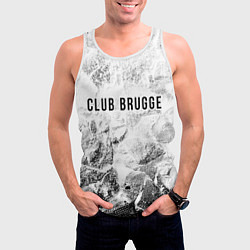 Майка-безрукавка мужская Club Brugge white graphite, цвет: 3D-белый — фото 2