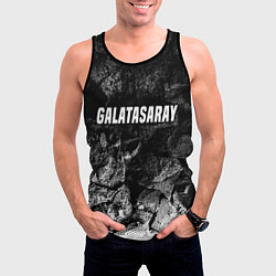 Майка-безрукавка мужская Galatasaray black graphite, цвет: 3D-черный — фото 2