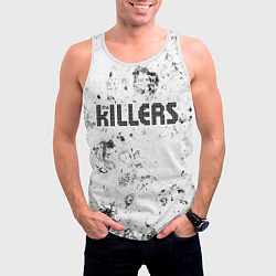 Майка-безрукавка мужская The Killers dirty ice, цвет: 3D-белый — фото 2