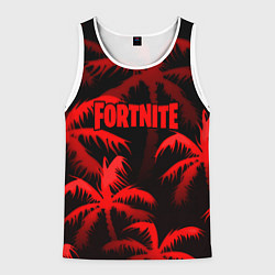 Мужская майка без рукавов Fortnite tropic red