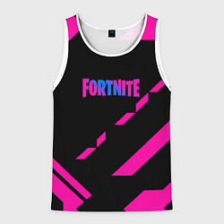 Мужская майка без рукавов Fortnite geometry pink