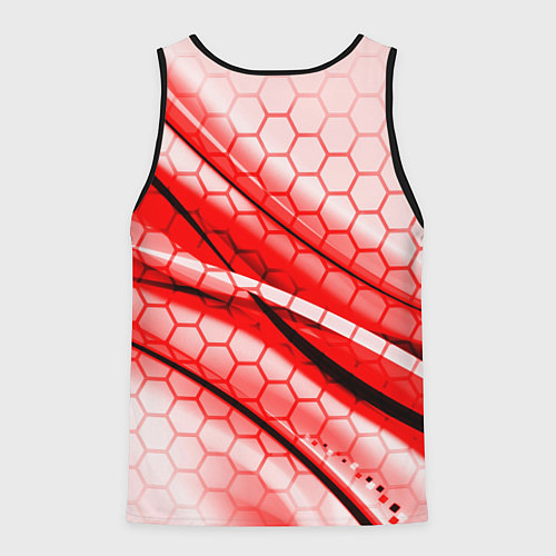 Мужская майка без рукавов СССР текстура броня / 3D-Черный – фото 2