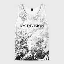 Майка-безрукавка мужская Joy Division white graphite, цвет: 3D-белый