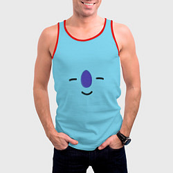 Майка-безрукавка мужская BT21-Koya, цвет: 3D-красный — фото 2