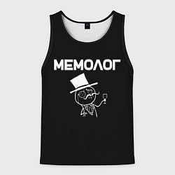 Мужская майка без рукавов Мемолог профессия