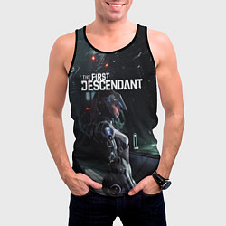 Майка-безрукавка мужская Game - The First Descendant, цвет: 3D-черный — фото 2