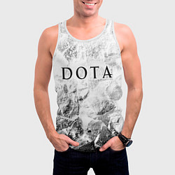 Майка-безрукавка мужская Dota white graphite, цвет: 3D-белый — фото 2