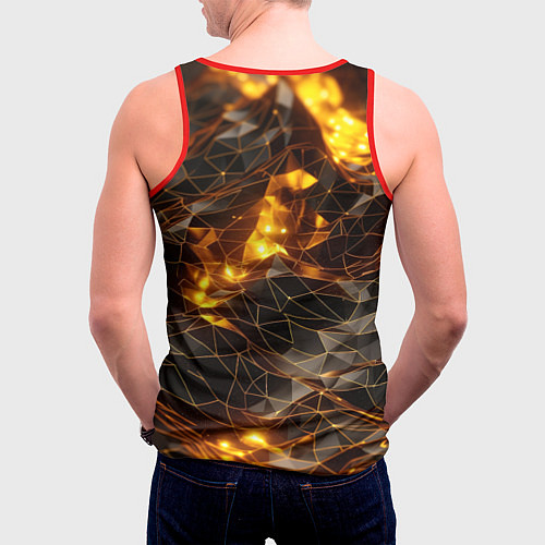 Мужская майка без рукавов Warhammer 40000 space marine 2 / 3D-Красный – фото 4