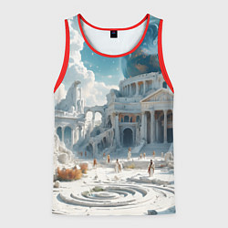 Майка-безрукавка мужская Фантастическая античность, цвет: 3D-красный