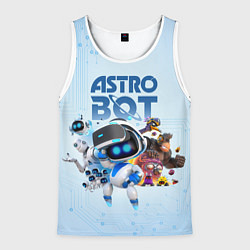 Майка-безрукавка мужская Astro Bot - Game, цвет: 3D-белый