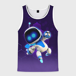 Майка-безрукавка мужская Mascot - Astro Bot, цвет: 3D-белый