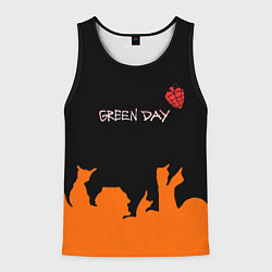 Мужская майка без рукавов Green day rock