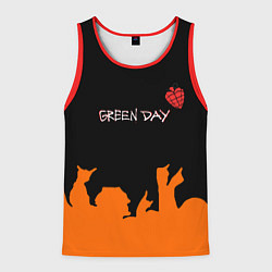 Мужская майка без рукавов Green day rock